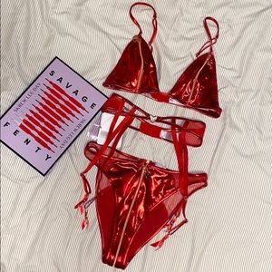 Savage x Fenty Locket Down Lingerie Set